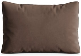 Hnedý zamatový vankúš na gauč Kemi – Cosmopolitan Design