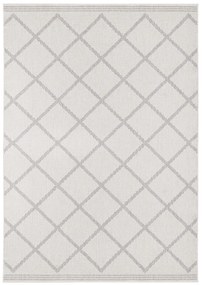 NORTHRUGS - Hanse Home koberce Kusový koberec Twin Supreme 103760 Grey / Cream – na von aj na doma - 120x170 cm