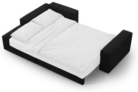 Čierna rozkladacia rohová pohovka (ľavý roh) Jodie – Micadoni Home