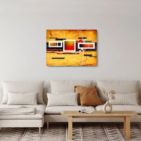 Sklenený obraz - Abstrakcia (70x50 cm)