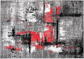TA Koberec Q541A WHITE MAYA PP ESM Sivý Obdĺžnikový Rozmer: 160x230 cm