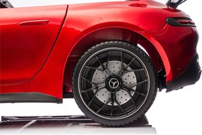 LEAN CARS Autobatéria Mercedes GT63 AMG DK-GT63 24V LCD červená lakovaná