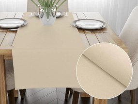 Biante Dekoračný behúň na stôl BKS-407 Krémovo béžový 20x160 cm