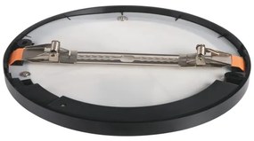 Kanlux 24605 - LED Svietidlo so senz. 2v1 ERGA LED/17W/230V 3000/4000/6500K čierna