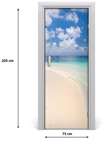Fototapeta na dvere samolepiace pláš Maledivy 75x205 cm