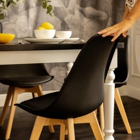 Jedálenská stolička FISCO ALL 972816 čierna