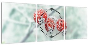 Obraz zmrznutých šípok (s hodinami) (90x30 cm)