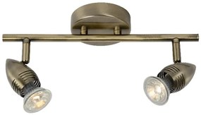 Lucide 13955/10/03 CARO-LED - Stropné bodové osvetlenie - LED - GU10 - 2x5W 2700K - bronz