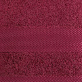 BAVLNENÝ UTERÁK LORITA 50X90 CM AMARANT