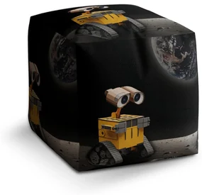 Sablio Taburet Cube Wall-E robot Mesiac: 40x40x40 cm