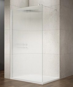 Gelco, VARIO WHITE jednodielna sprchová zástena na inštaláciu k stene, sklo nordic, 1000 mm, GX1510-07