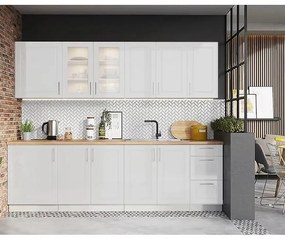 Kuchynská linka Natalia 260 Šedá Mat BB