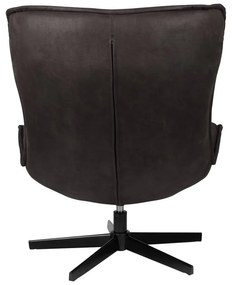 Tmavosivé otočné kreslo John – White Label