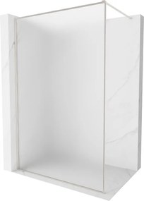 Mexen, Mexen Kioto-XF sprchová stena s rámom 80 x 202 cm, matná 10 mm, matný nikel - 800-080-104-97-30-X