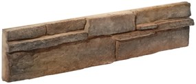 Obklad Stones Bedrock brown 11,7x55 cm reliéfna BEDROCKBR
