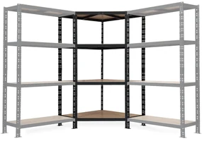 Rohový policový regál 1800x900x400mm, nosnost 200kg RTCLR40-4