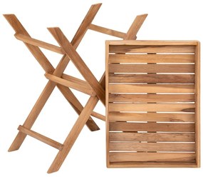 Záhradný servírovací stolík z teakového dreva 29x39 cm Ronda – House Nordic