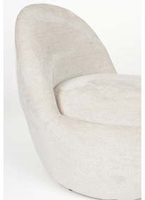 Krémové kreslo Nash – White Label