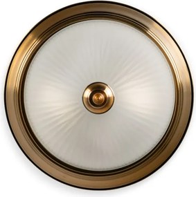 Brilagi - Stropné svietidlo FRESCO 2xE27/40W/230V pr. 28 cm mosadz