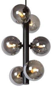 Toolight Toolight, závesné svietidlo Modern 6xG9 APP1163-6CP, čierna matná, OSW-04692