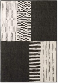 Ted Baker, Kusový koberec Ted Baker Haringey 106376 Black White, 200x300, čiernobiela, chodba / predsieň