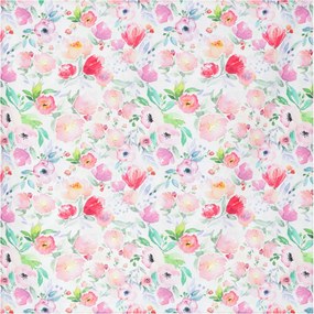 Obrus Akvarel kvety, 80x80 cm