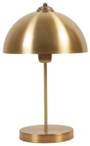 Stolová lampa v zlatej farbe s kovovým tienidlom (výška 40 cm) Lungo – Opviq lights