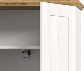 Predsieňová zostava Verona (5-dielna), sibírsky smrekovec/dub artisan