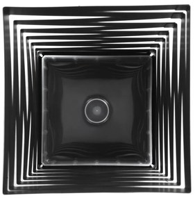 Kovový stojan na dáždniky Loft Black, 49x15,5 cm