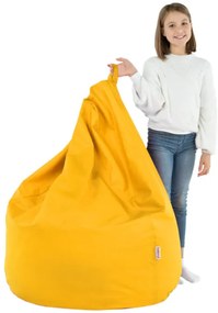 Sedací vak SAKO svetložltý ekokoža