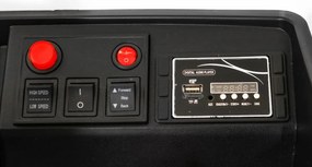 Ramiz Detské hasičské auto na batérie + Vodné delo + Megafón + Hasičský kohút + Pilot