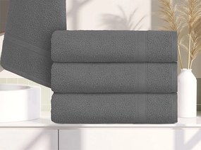 1x osuška CLARYSSE ELEGANCE 70x140 cm + 1x uterák CLARYSSE 60x110 cm 100% bavlna, sivá