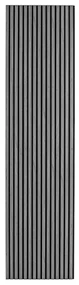 Drevený akustický panel, 2400 x 600 mm, dub grafitový