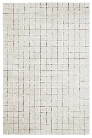Prateľný kockovaný koberec memmo 200 x 300 cm prírodný MUZZA
