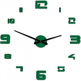 Nástenné hodiny nalepovacie  veľké Moderné hodiny | SENTOP 12P021 PLEXI 2D