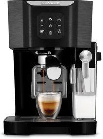 Sencor - Pákový espresso kávovar 1450W/230V čierny/matný chróm