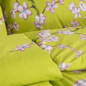 Bavlnené posteľné obliečky SAKURA Rodinná súprava bavlnených obliečok SAKURA 1+1