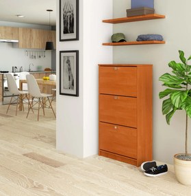 Skriňa na topánky Marienne 60 cm - 3 dvierka jelša