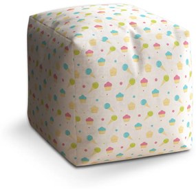 Sablio Taburet Zmrzlinky a muffiny: 40x40x40 cm