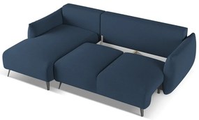 Modrá rohová pohovka (ľavý roh) Malie – Makamii