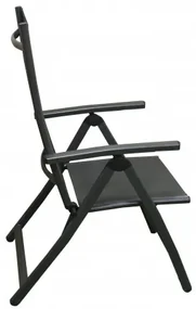 Doppler ACTIVE káro - záhradné polohovacie kreslo