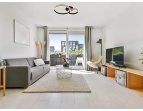 LED Stmievateľný prisadený luster LED/110W/230V 3000-6500K + diaľkové ovládanie