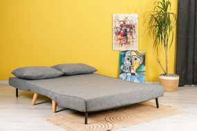 Pohovka futon Fillie (Svetlá sivá). Vlastná spoľahlivá doprava až k Vám domov. 1073400