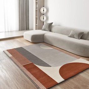 Červeno-sivý koberec 160x230 cm Gaia – Universal