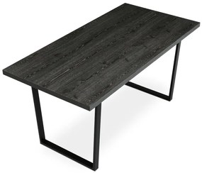 Autronic BONTEC Jedálenský stôl 160x80cm, lamino, sivý dub, HT-R5216 GREY Farba: Hnedá