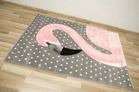 Koberec Lima 1206A Flamingo ružový