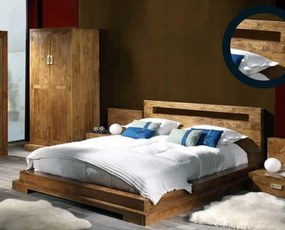 furniture-nabytek.cz - Posteľ 180x200 masív z dreva palisander
