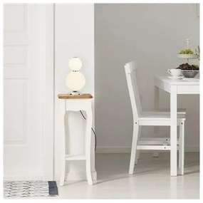 Searchlight EU51021-2CC - LED Stolná lampa SNOWBALL LED/15W/230V