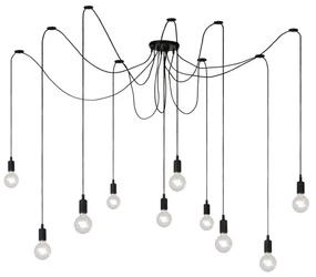 Lucide 08408/10/30 - Závesné svietidlo FIX MULTIPLE 10xE27/60W/230V LC0818