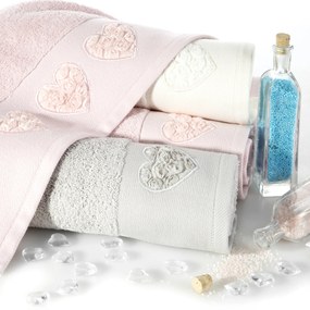 FROTÉ UTERÁK SADA 6KS KAMILA (02) 50X90 CM STRIEBORNÁ